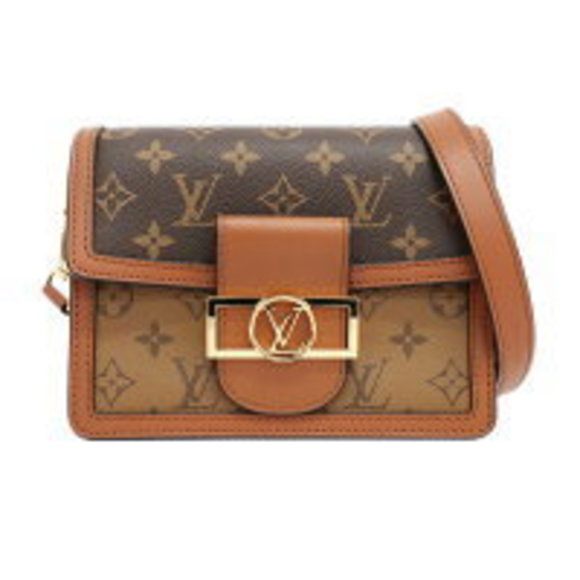 Louis Vuitton Dauphine Shoulder Bag Reverse Brown Crossbody - Picture 1 of 9